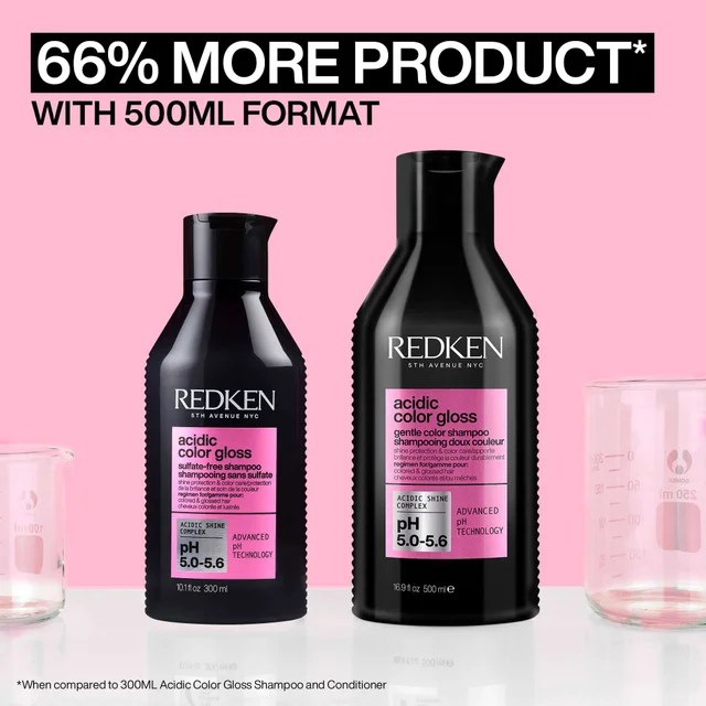 Redken Acidic Color Gloss Sulphate-Free Shampoo Glass-Like Shine for Colour Treated Hair 500ml
