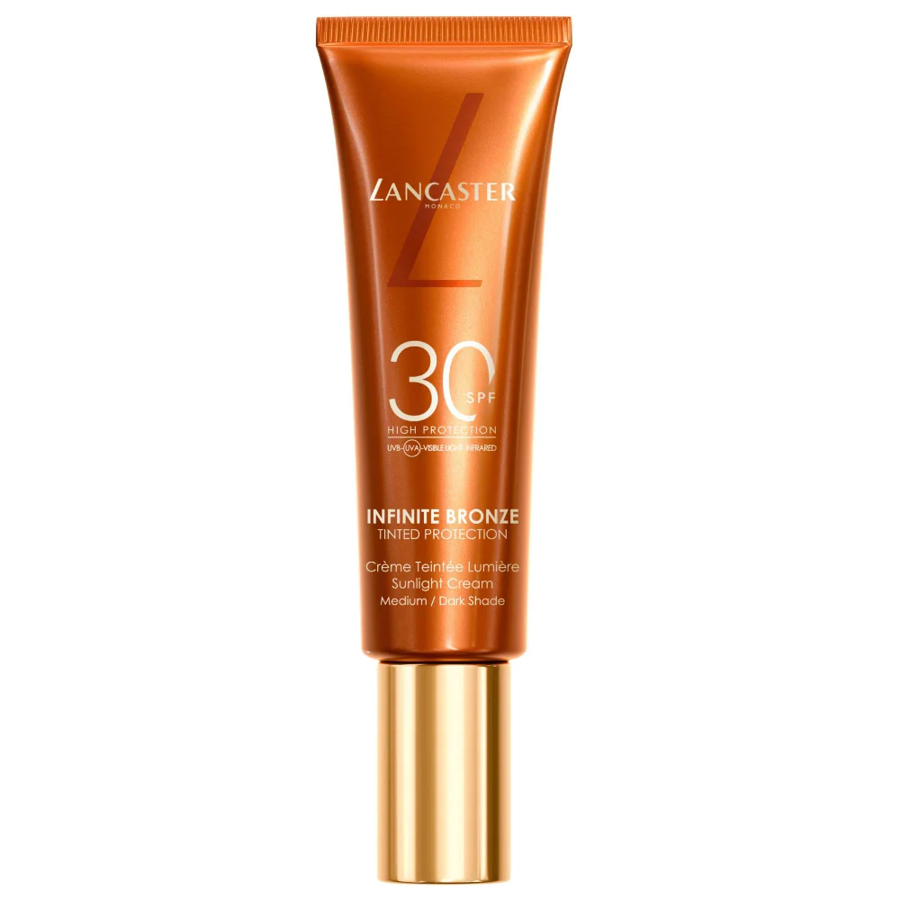 Lancaster Infinite Bronze Tinted Protection Sunlight Cream SPF30 Medium/Dark Shade 50ml Image 1