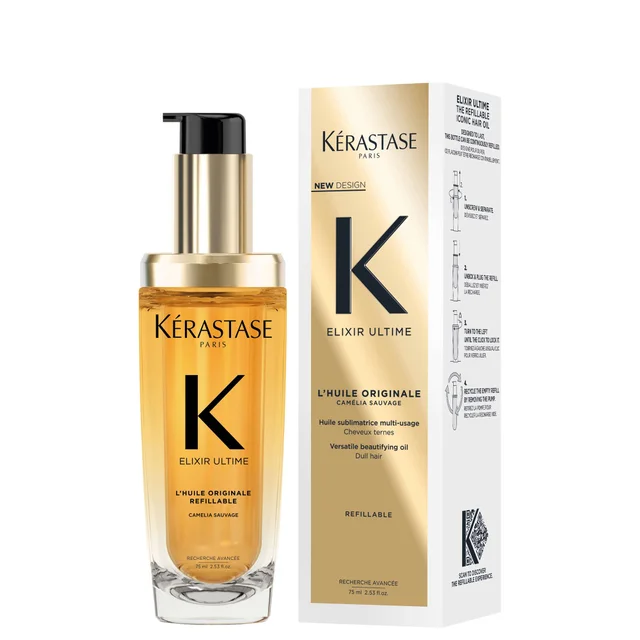 Kérastase Elixir Ultime L'Huile Originale: Iconic Hair Oil Refillable 75ml