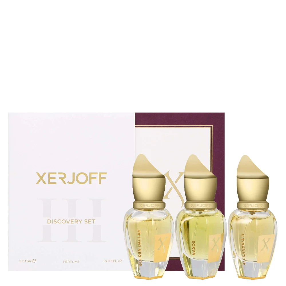 Xerjoff Gifts & Sets Naxos, Alexandria II, & Golden Dallah Eau de Parfum 3 x 15ml Image 1