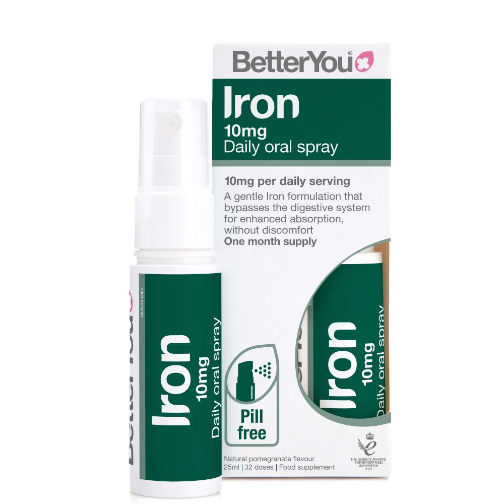 BetterYou Oral Spray Iron 10 25ml Image 1