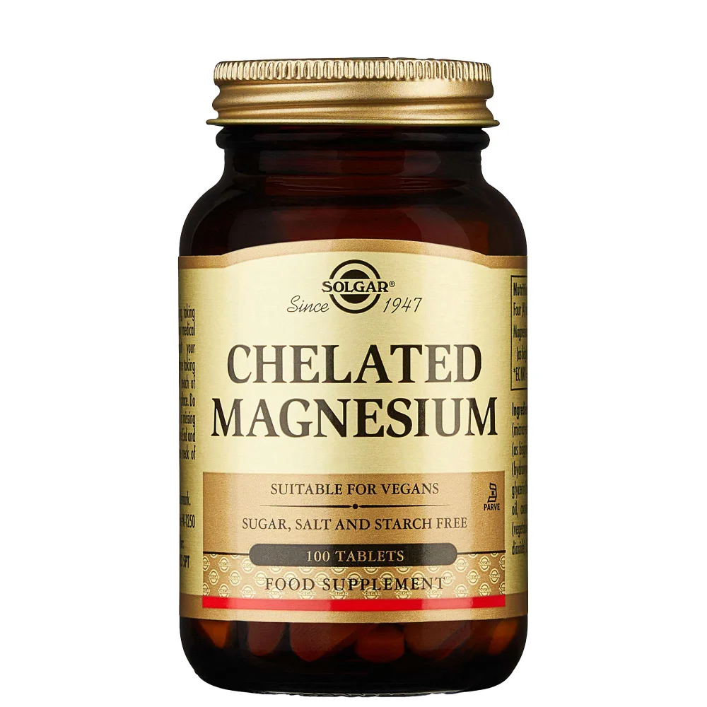 Solgar Minerals Chelated Magnesium Tablets x100 Image 1