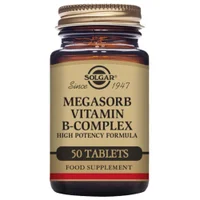 Solgar Vitamins Megasorb Vitamin B-Complex High Potency Tablets x 50 - undefined undefined