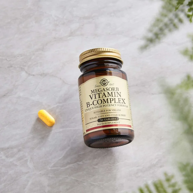 Solgar Megasorb Vitamin B-Complex High Potency Tablets x 50