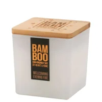 BAMBOO Large Jar Candle Welcoming Evening Fire 210g - undefined undefined