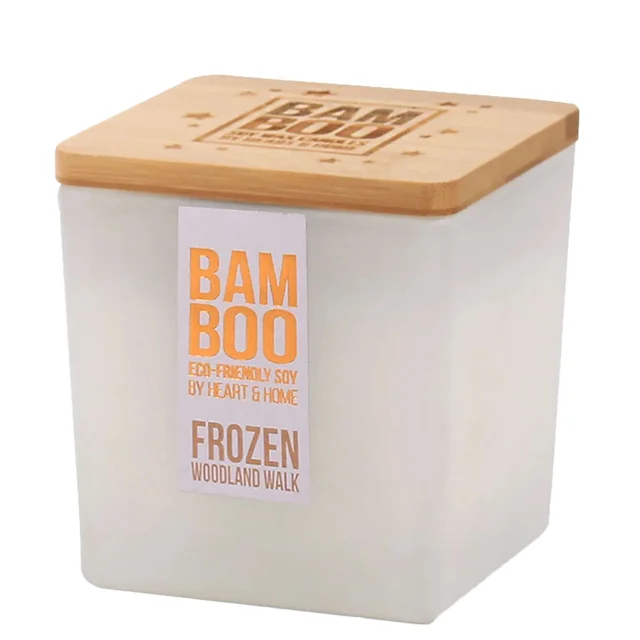 BAMBOO Large Jar Candle Frozen Woodland Walk 210g