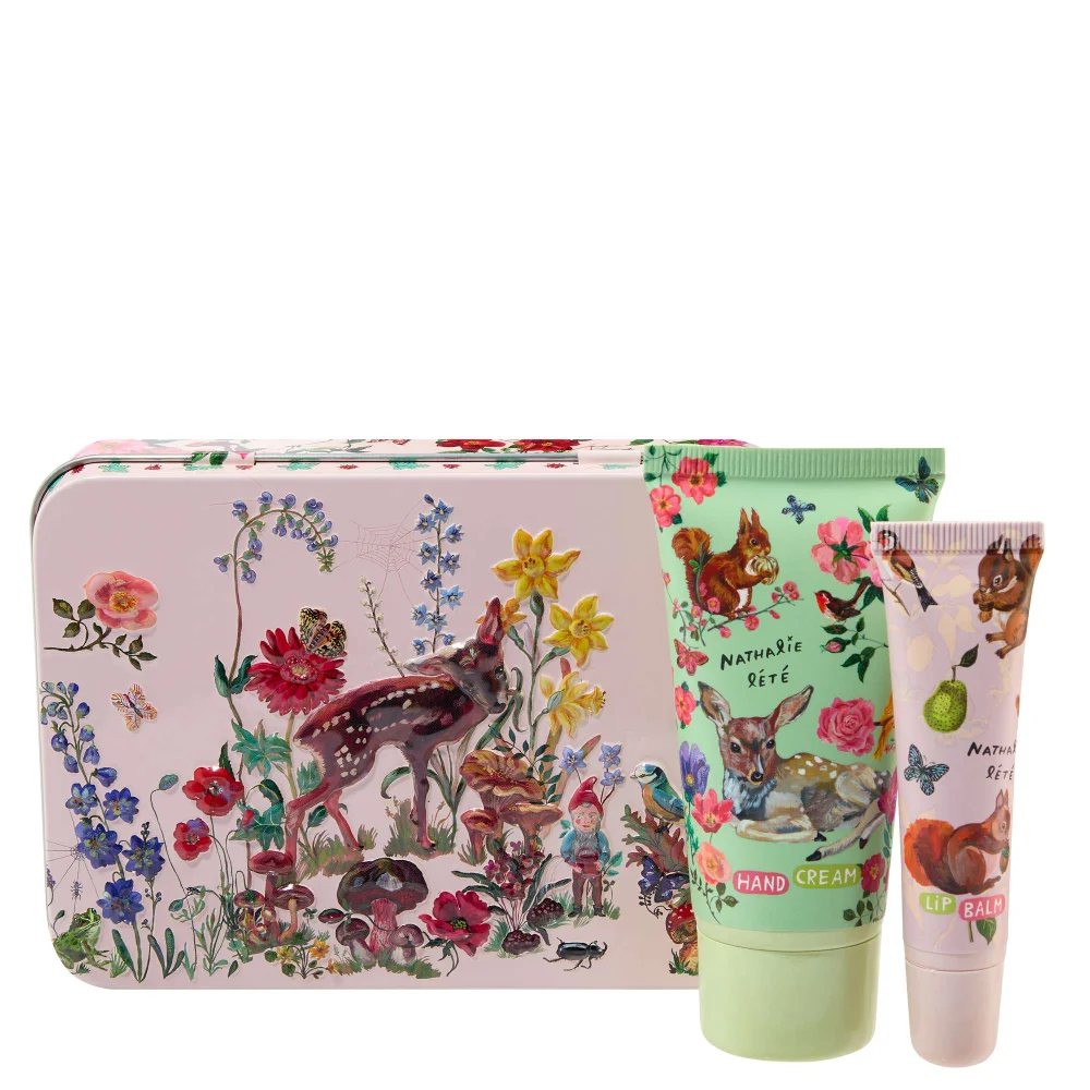 Vintage & Co Nathalie Lete Forest Folk Hand & Lip Tin Image 1