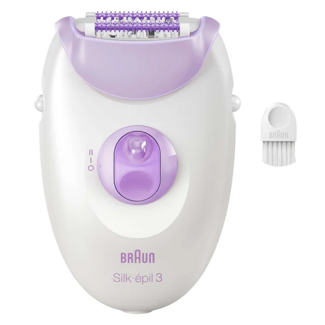 Braun Silk-épil Epilators Series 3 Corded Epilator 3-000 Purple