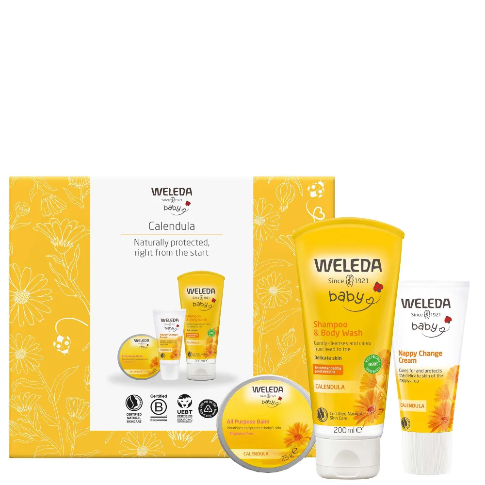 Weleda Mother & Child Calendula Baby Skincare Gift Set Image 1