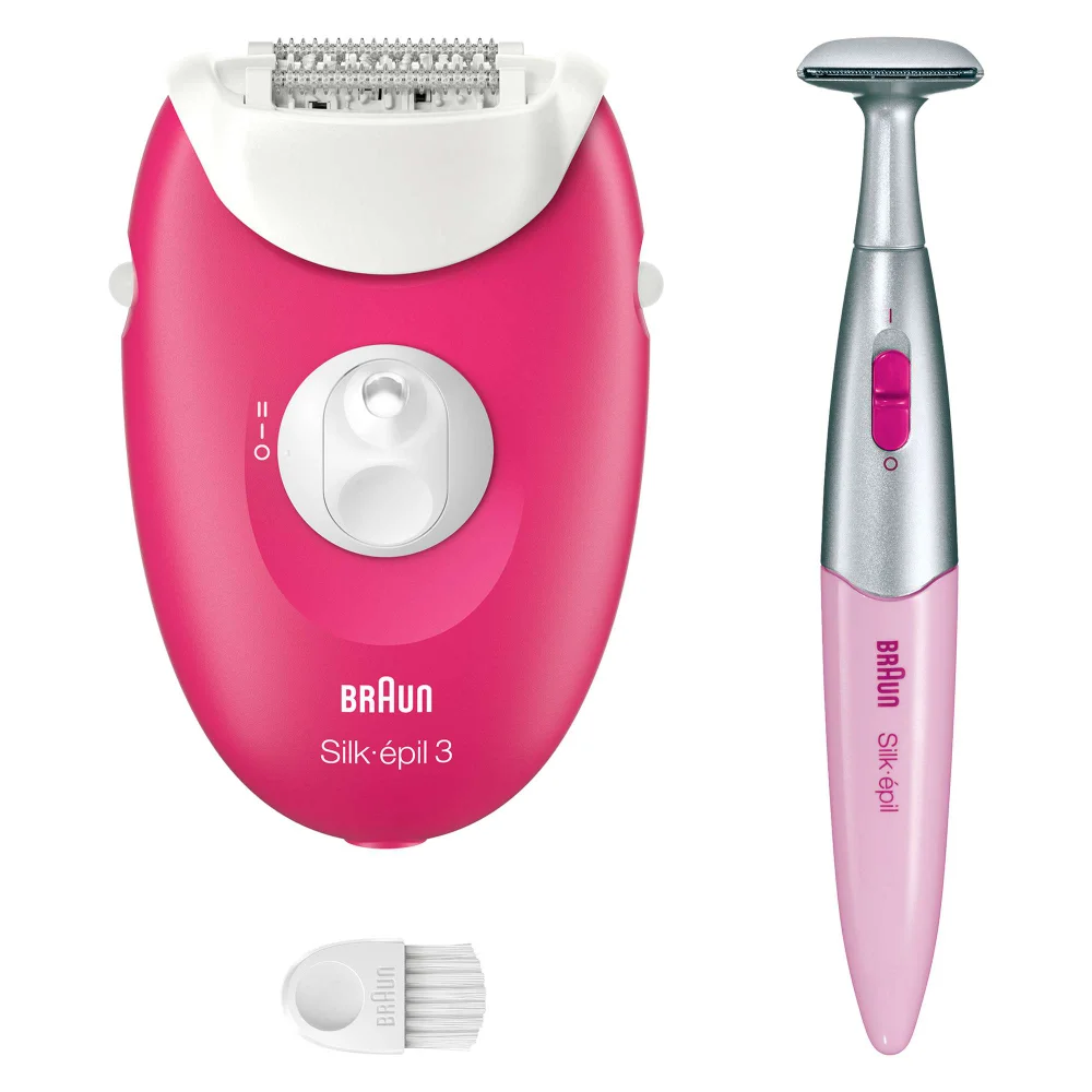 Braun Silk-épil Epilators Series 3 Corded Epilator 3-202 Raspberry Image 1