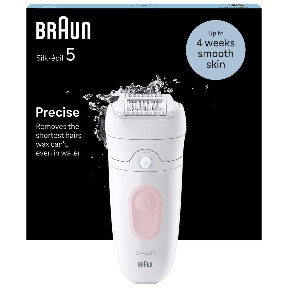Braun Silk-épil Epilators Series 5 Epilator 5-000 White/Flamingo Image 1