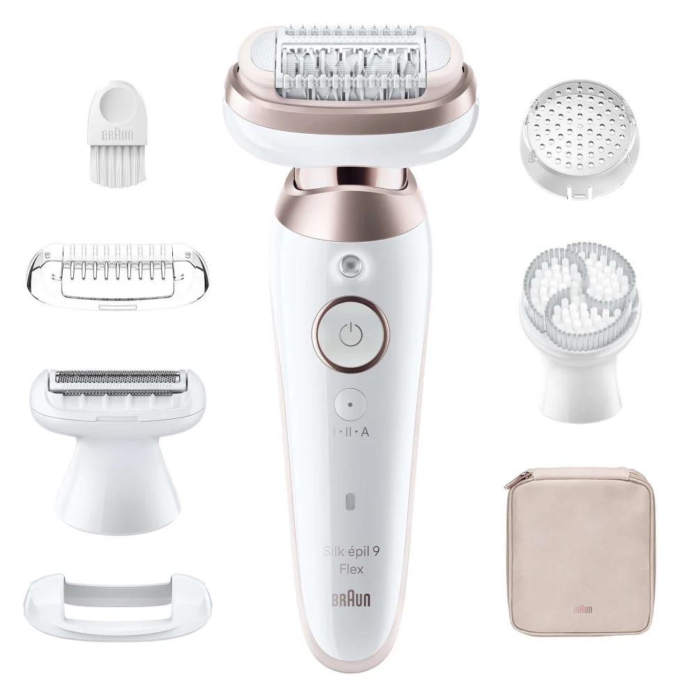 Braun Silk-épil Epilators Series 9 Flex Epilator 9-060 3D White/Rose Titan Image 1