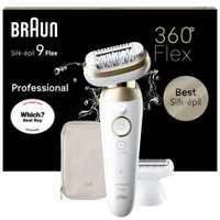 Braun Silk-épil Epilators Series 9 Flex Epilator 9-041 3D White/Gold - undefined undefined