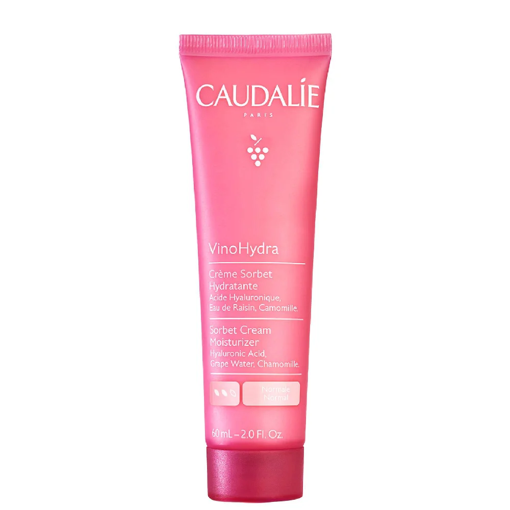 Caudalie VinoHydra Sorbet Cream Moisturiser with Hyaluronic Acid 60ml Image 1