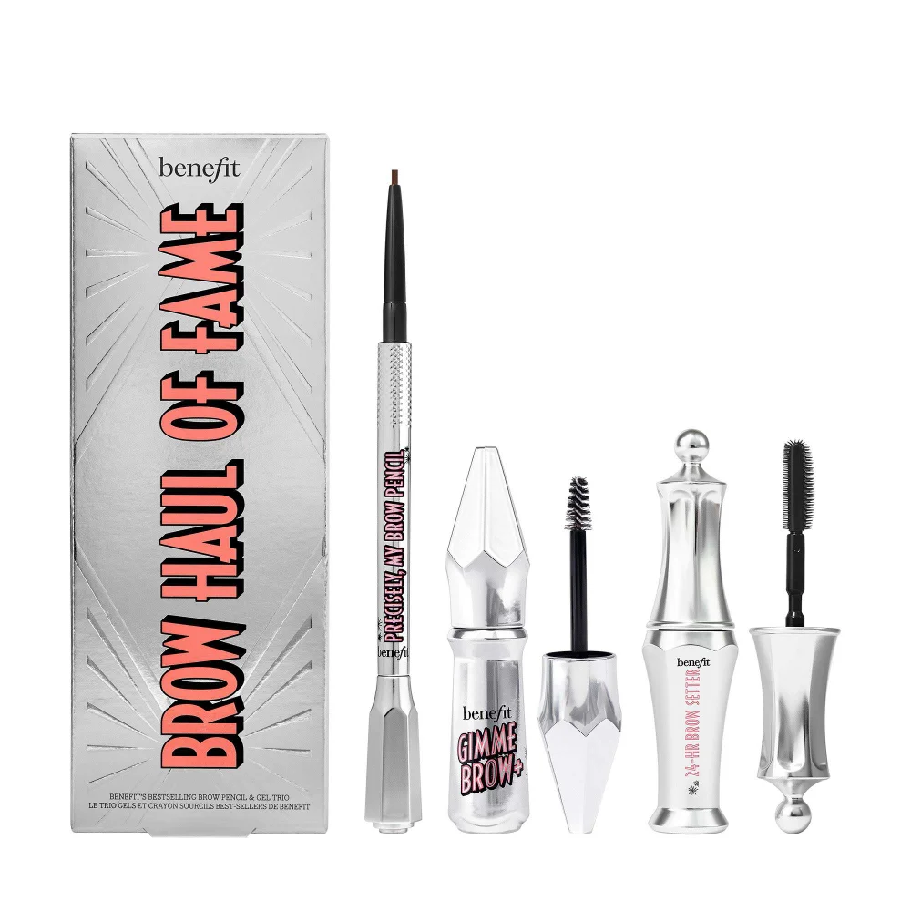 benefit Brow Haul of Fame Brow Basics Kit - Warm Deep Brown Image 1