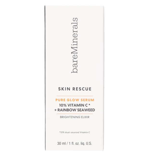 bareMinerals Skin Rescue Pure Glow Serum 10% Vitamin C Complex + Rainbow Seaweed 30ml