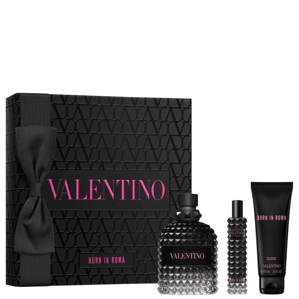 Valentino Christmas 2024 Born In Roma Uomo Eau de Toilette Spray 100ml Gift Set Image 1