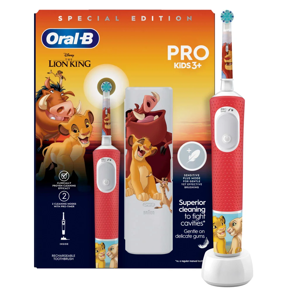 Oral-B Disney Kids Lion King Electric Toothbrush Designed By Braun Image 1