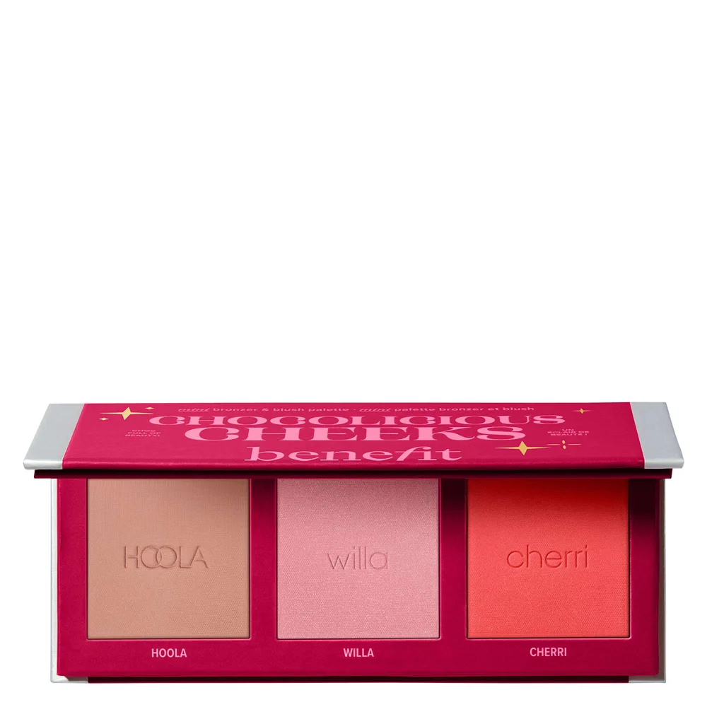 benefit Limited Edition Chocolicious Cheeks Hoola Bronzer & Blush Palette (Worth £50) Image 1