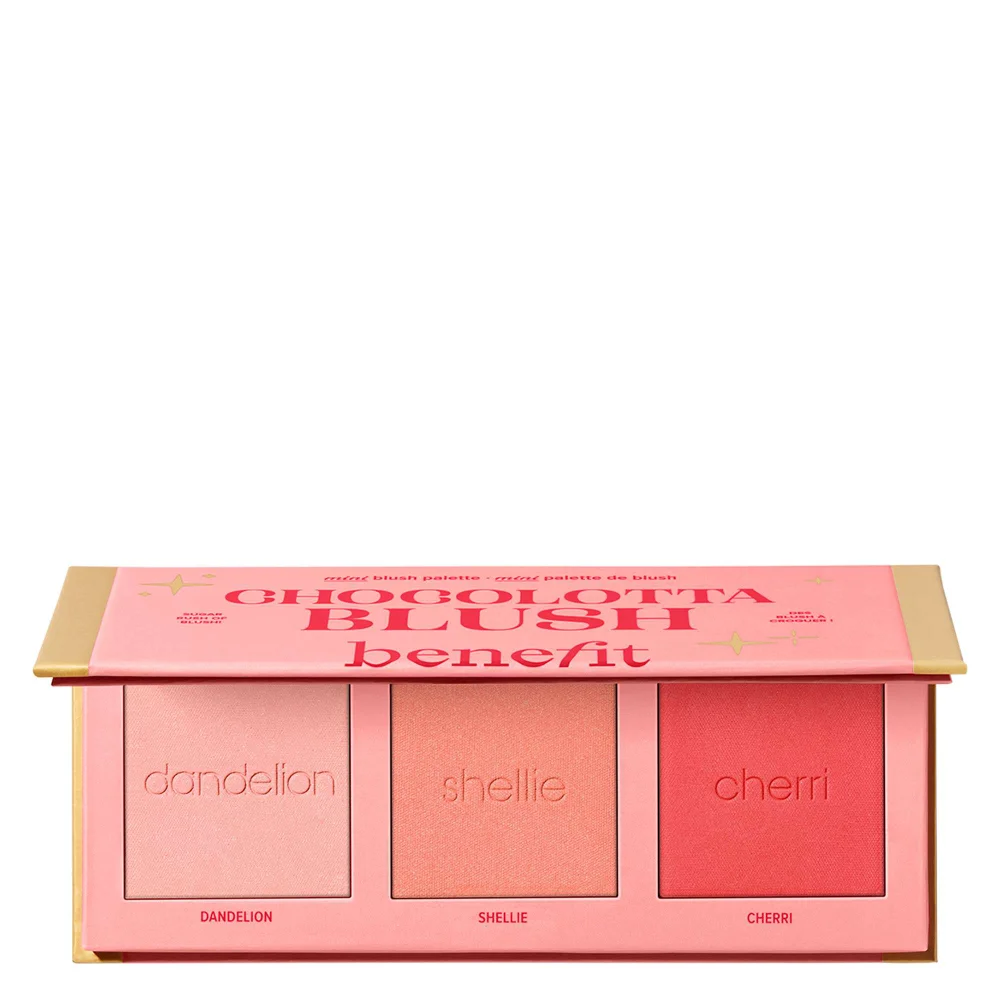 benefit Limited Edition Chocolotta Blush Dandelion, Shellie & Cherry Blushers (Worth £49.50) Image 1