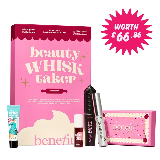 benefit Limited Edition Beauty Whisk Taker Full Face Gift Set (Worth £66.86)