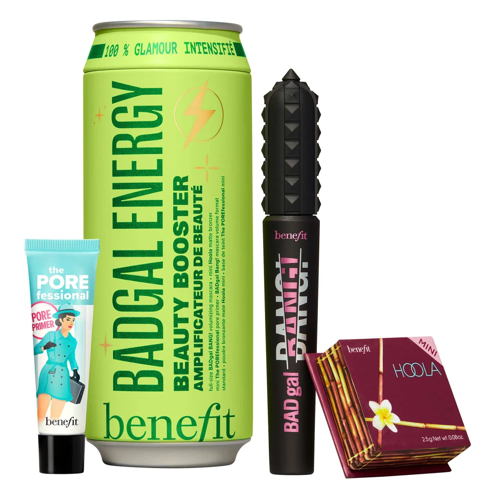 benefit Christmas 2024 Badgal Energy Badgal Bang! Mascara, Porefessional Primer & Hoola Bronzer Trio (Worth £60) Image 1