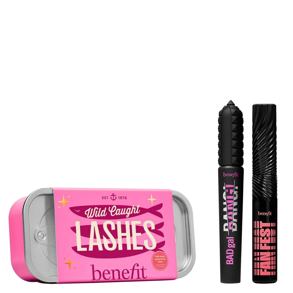 benefit Christmas 2024 Wild Caught Lashes Badgal Bang! & Fan Fest Mascara Gift Set (Worth £54) Image 1