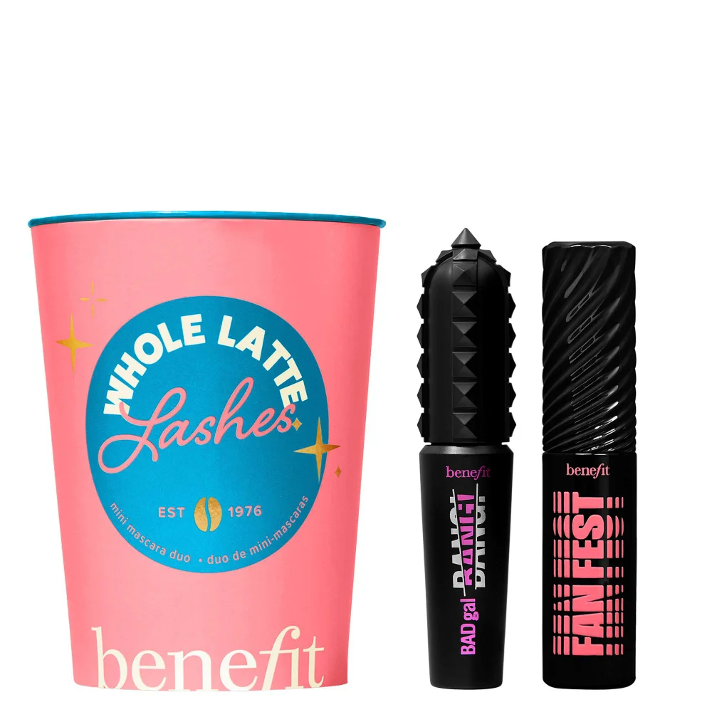 benefit Limited Edition Whole Latte Lashes Mini Badgal Bang! & Fan Fest Mascara Gift Set (Worth £30) Image 1
