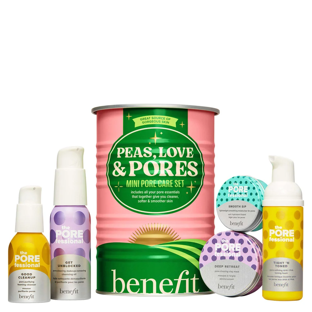 benefit Limited Edition Peas, Love & Pores Gift Set (Worth £84) Image 1