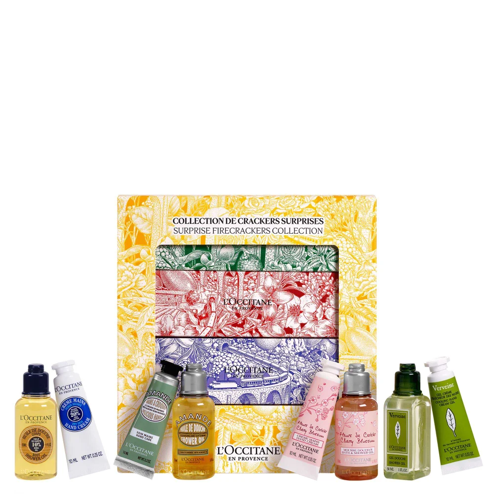 L'OCCITANE Christmas 2024 Festive Hand & Body Crackers Collection (Worth £28.50) Image 1