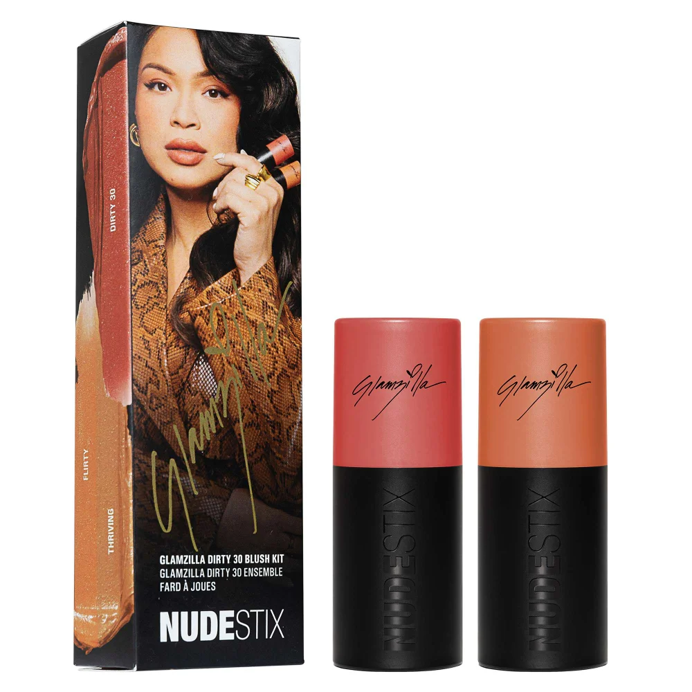 NUDESTIX The Glamzilla Dirty 30 Blush Kit (Worth £48) Image 1
