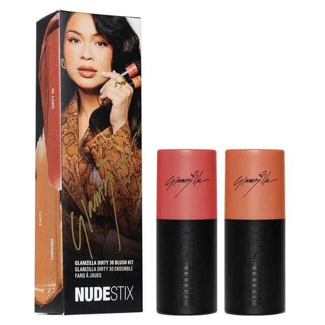 NUDESTIX The Glamzilla Dirty 30 Blush Kit (Worth £48)