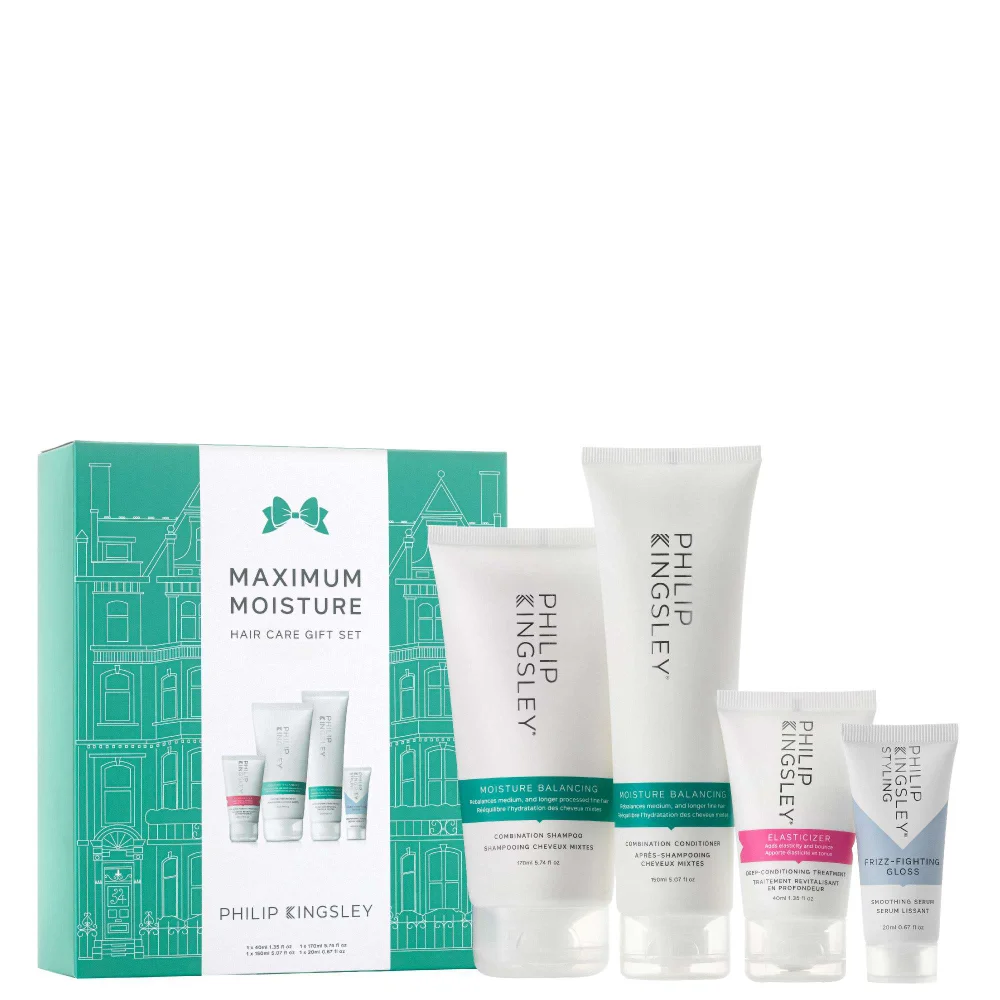 Philip Kingsley Christmas 2024 Maximum Moisture Hair Care Gift Set (Worth £65.00) Image 1
