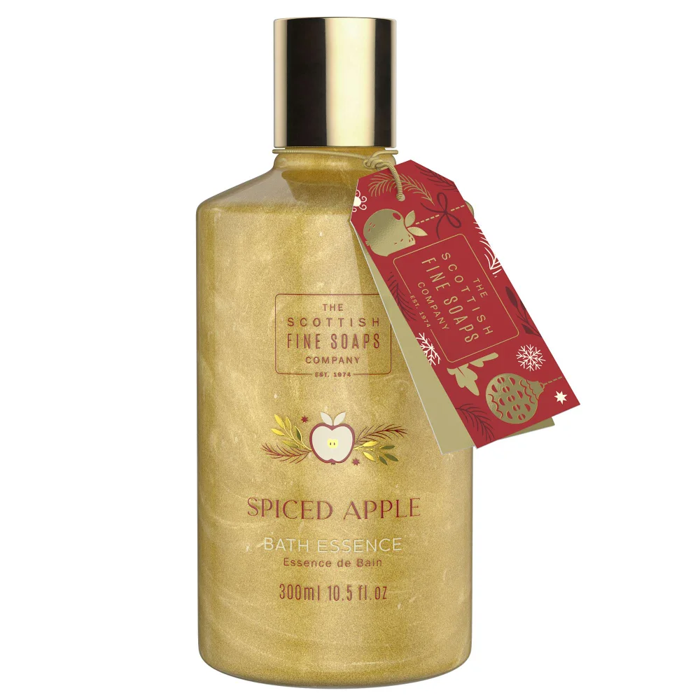 Scottish Fine Soaps Company Spiced Apple Bath Essence 300ml Image 1