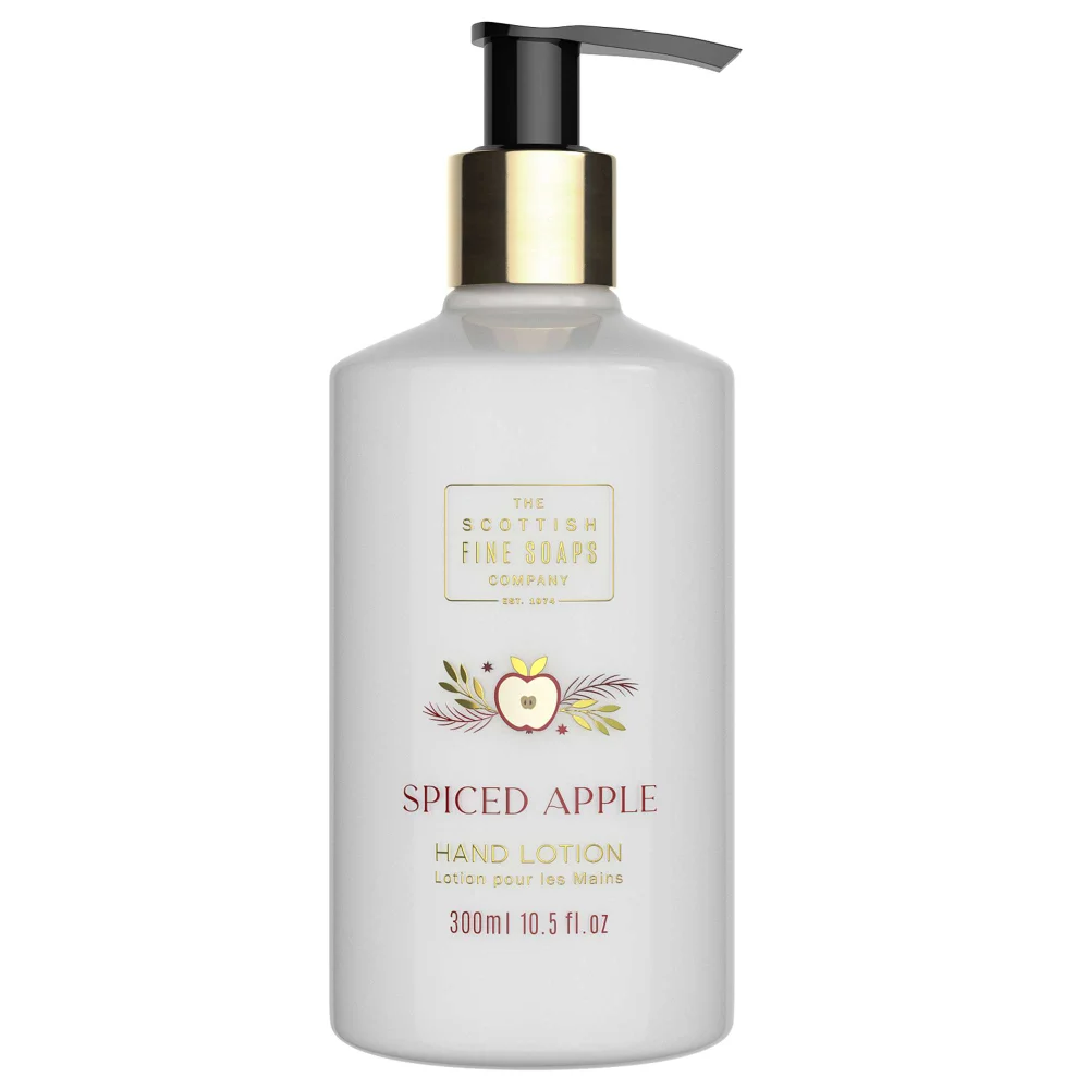 Scottish Fine Soaps Company Spiced Apple Hand Lotion 300ml Image 1