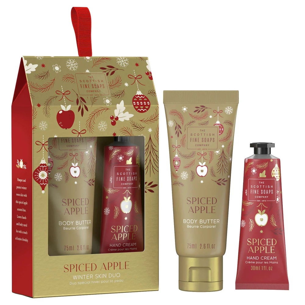 Scottish Fine Soaps Company Spiced Apple Winter Skin Duo Image 1