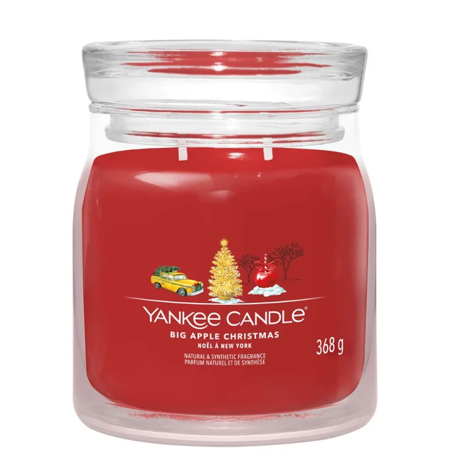 Yankee Candle Signature Jar Candle Medium Big Apple Christmas 368g