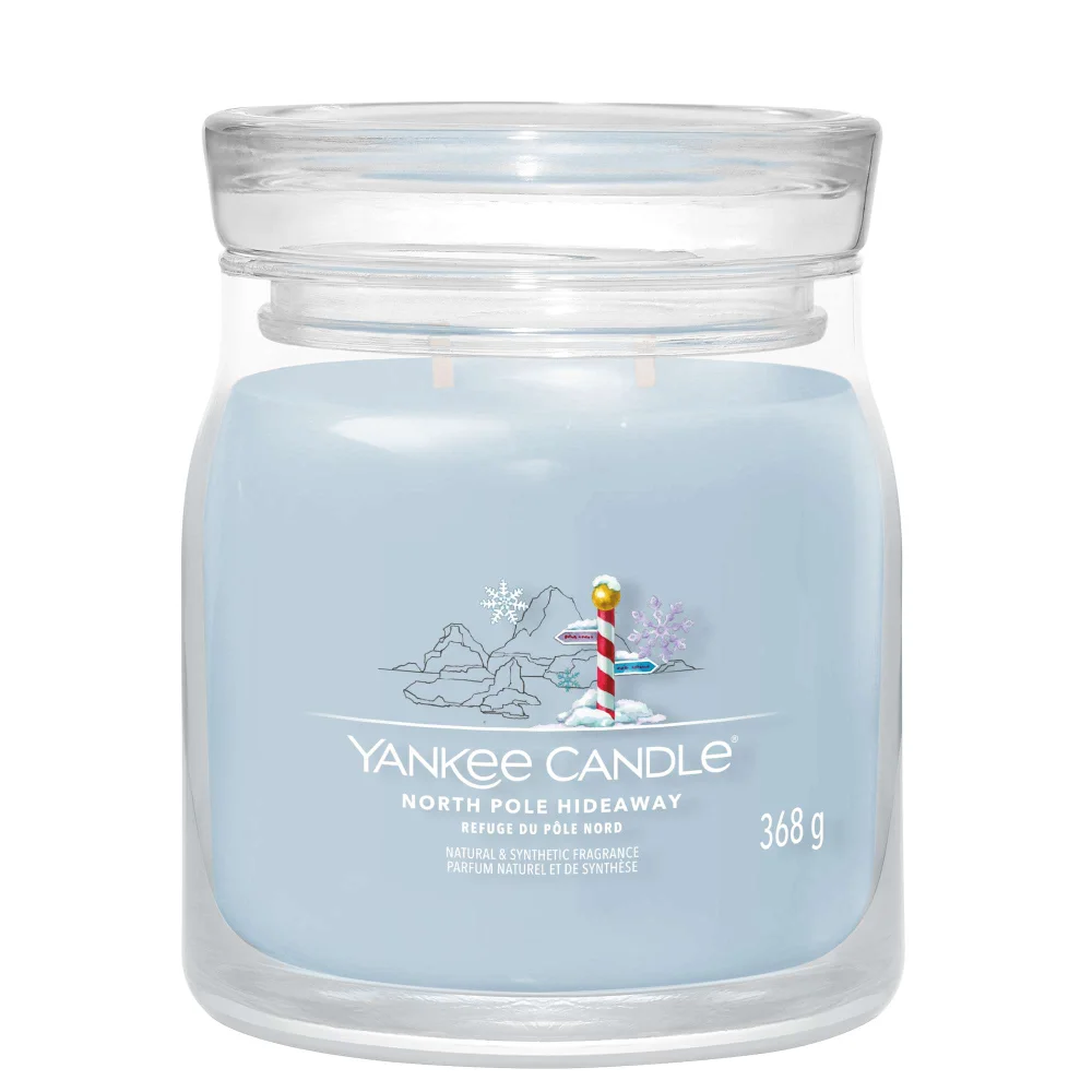 Yankee Candle Signature Jar Candle Medium North Pole Hideaway 368g Image 1