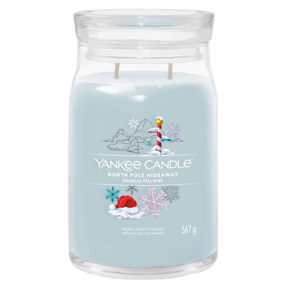 Yankee Candle Signature Jar Candle Large North Pole Hideaway 567g Image 1
