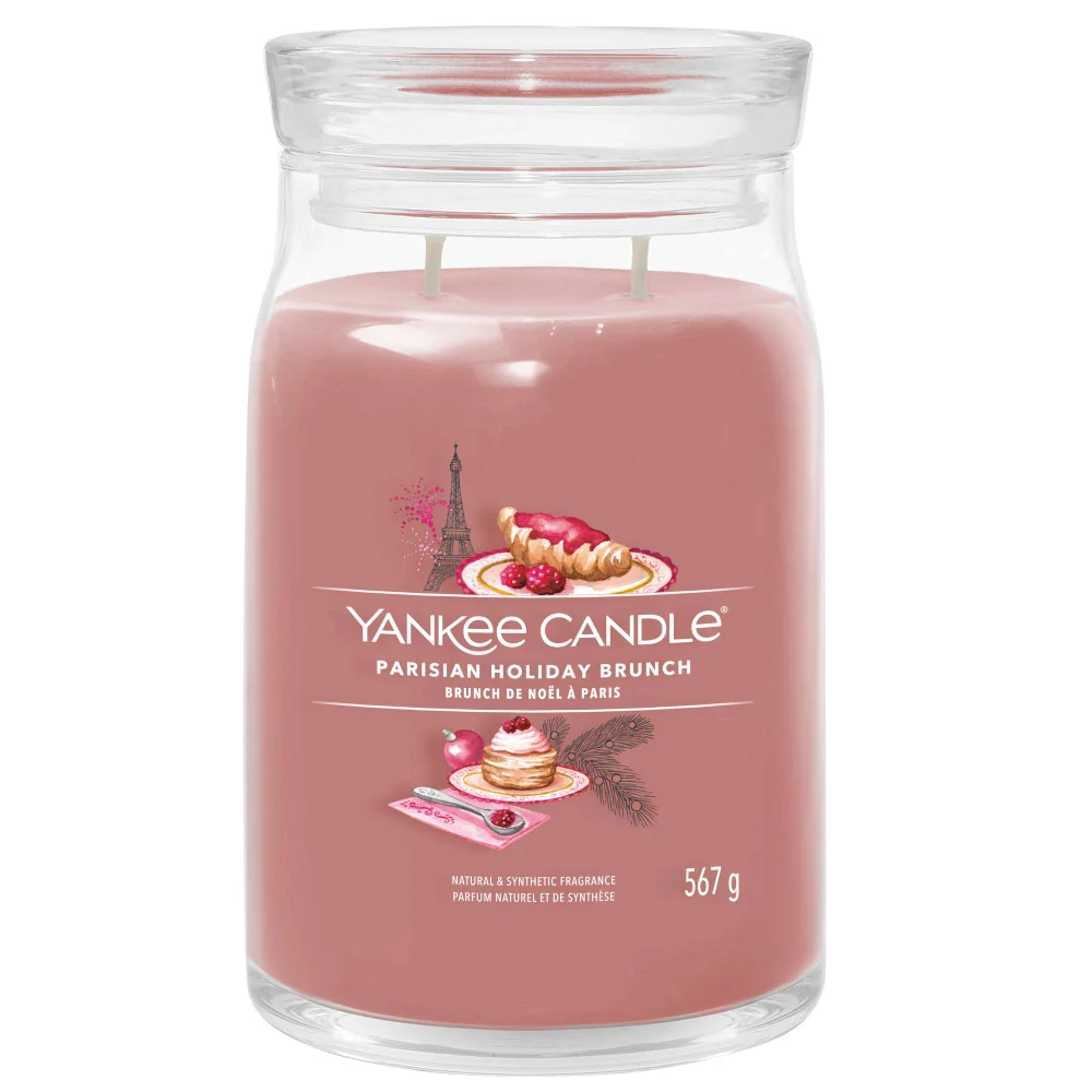 Yankee Candle Signature Jar Candle Large Parisian Holiday Brunch 567g Image 1