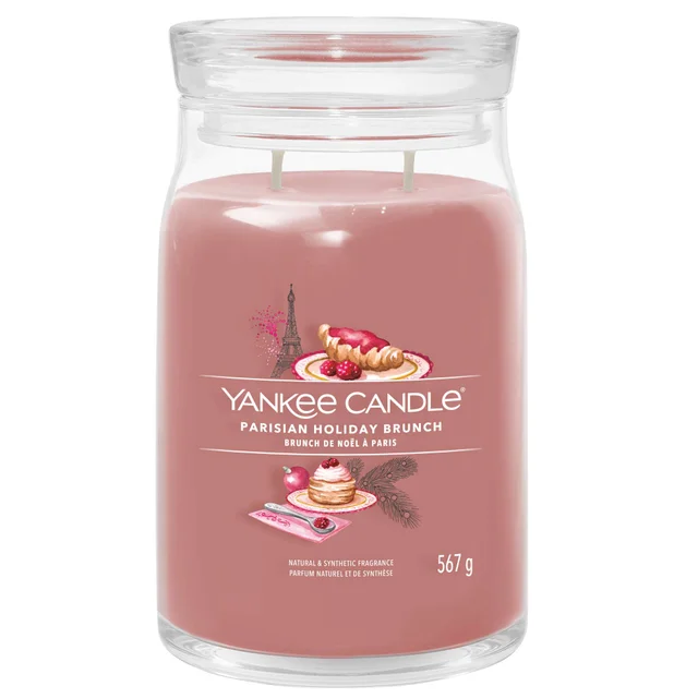 Yankee Candle Signature Jar Candle Large Parisian Holiday Brunch 567g