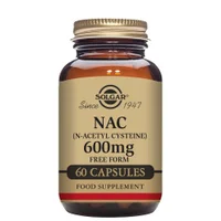 Solgar Amino Acids NAC (N-Acetyl-L-Cysteine) 600mg Vegetable Capsules x 60 - undefined undefined
