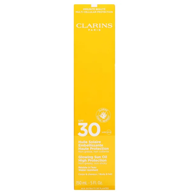 Clarins Glowing Sun Oil High Protection SPF30 150ml