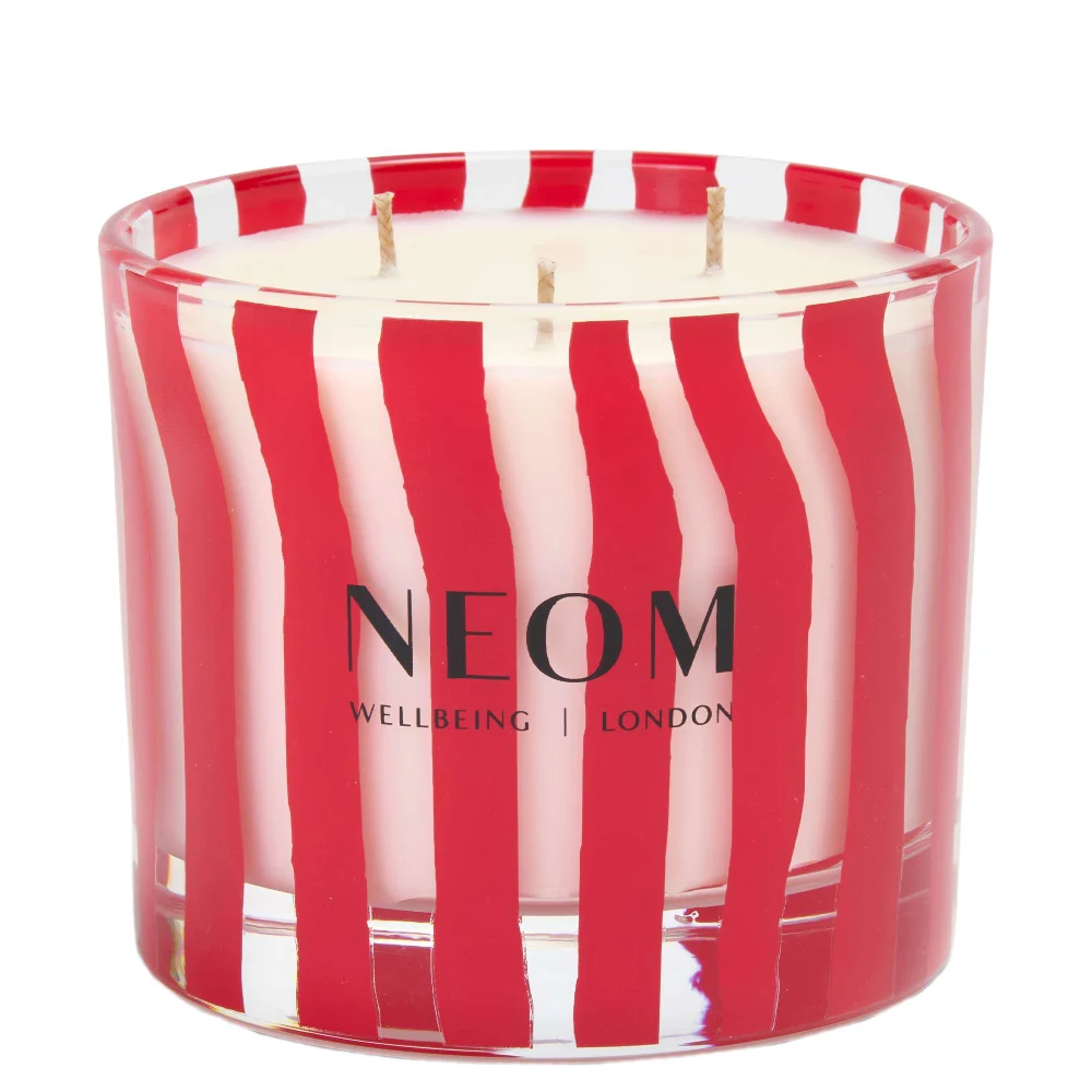 Neom Wellbeing London Christmas Wish 3 Wick Candle 420g Image 1