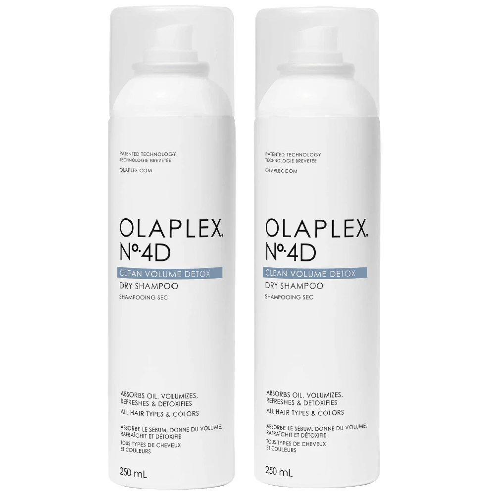 Olaplex Duo: Shampoo No.4D Clean Volume Detox Dry Shampoo 250ml x 2 Image 1