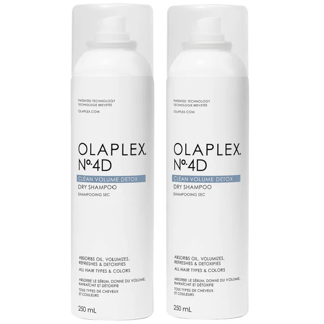 Olaplex Duo: Shampoo No.4D Clean Volume Detox Dry Shampoo 250ml x 2