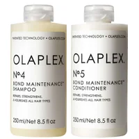 Olaplex Duo: Shampoo No.4 Bond Maintenance 250ml & Conditioner No.5 Bond Maintenance 250ml - undefined undefined