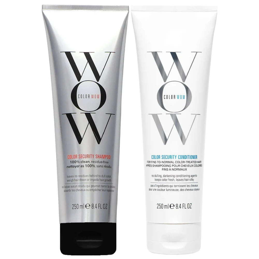 Color Wow Bundles Duo: Color Security Shampoo 250ml & Color Security Conditioner 250ml Image 1