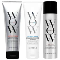 Color Wow Bundles Trio: Color Security Shampoo 250ml, Color Security Conditioner 250ml & Style on Steroids 262ml