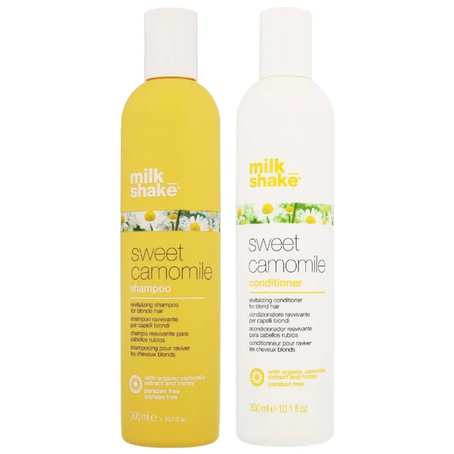 milk_shake Duo: Sweet Camomile Shampoo 300ml & Sweet Camomile Conditioner 300ml
